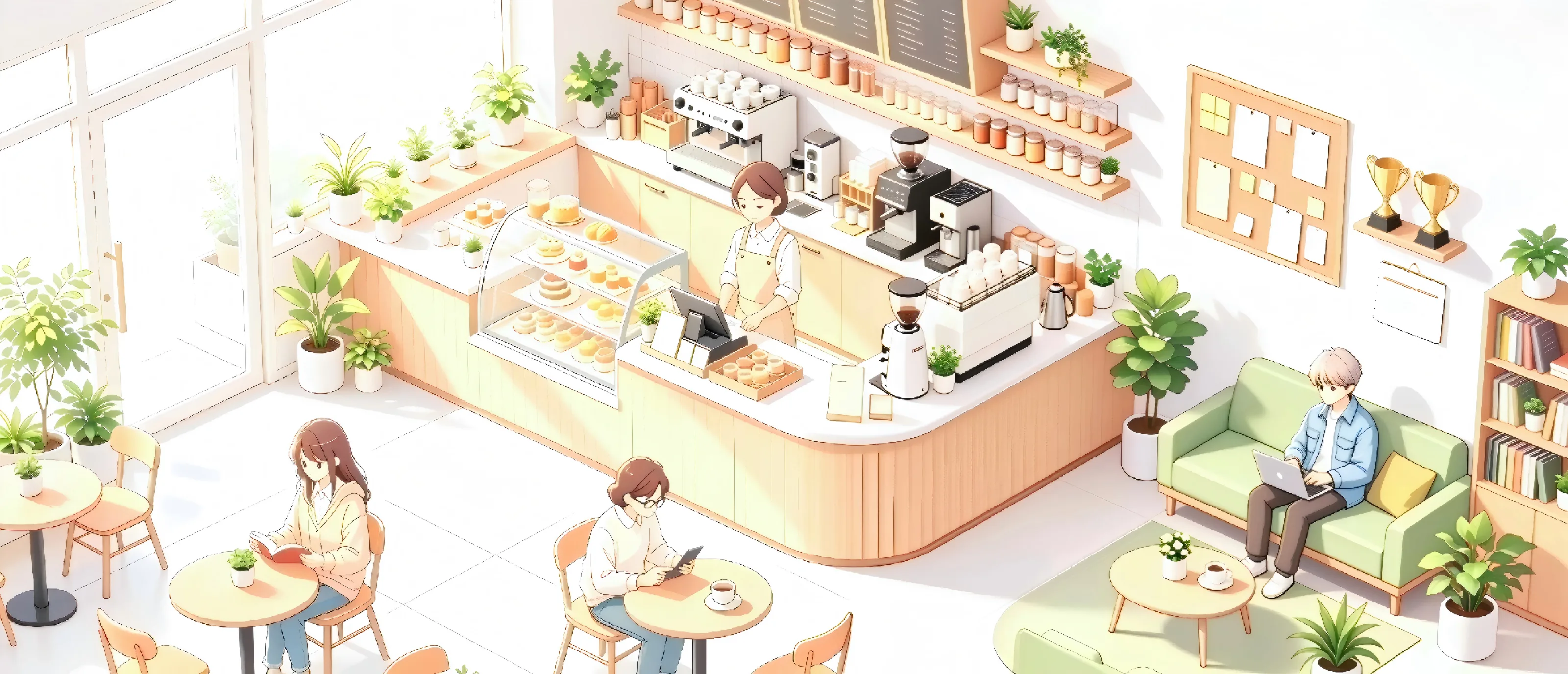 时间缝隙 · 咖啡馆场景